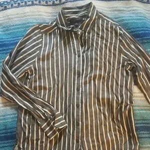 Banana Republic Striped Button-up